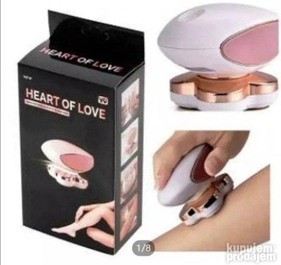 Depilator Hart of Love namenjen uklanjanju dlačica sa lica i tela.