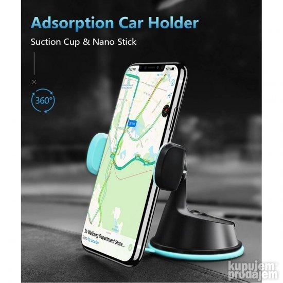 Rotirajući držač namenjen postavljanju mobilnog telefona u automobilu.
