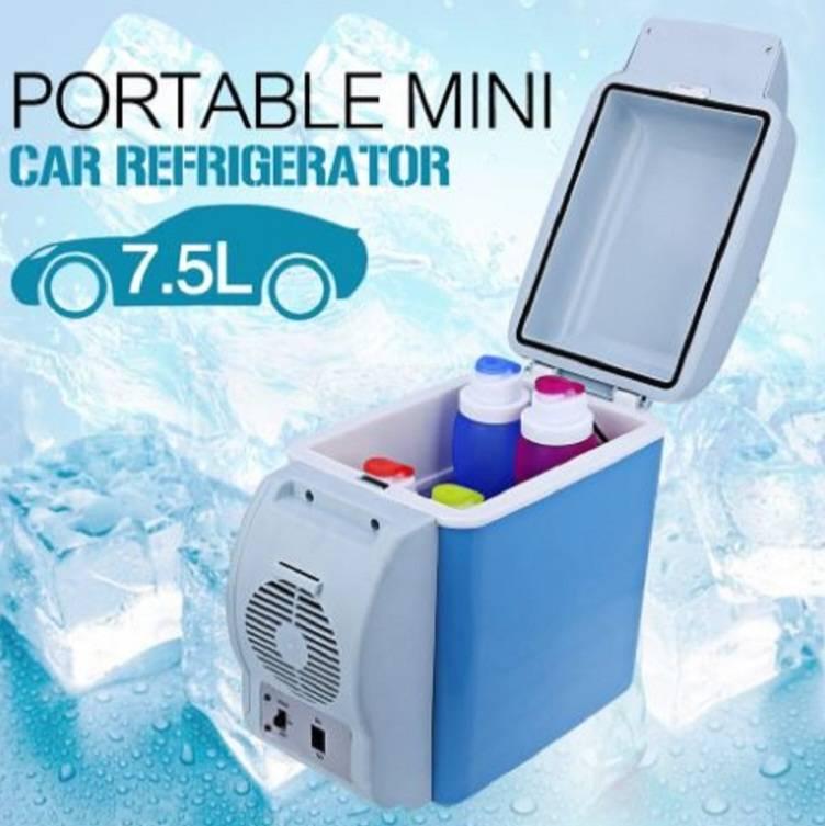 Mini frižider zapremine 7,5 litara za korišćenje na putu.