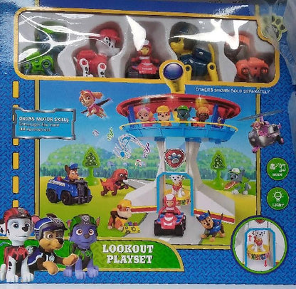 Na slici se vidi osmatračnica kao motiv igračke Patrolnih Šapa.