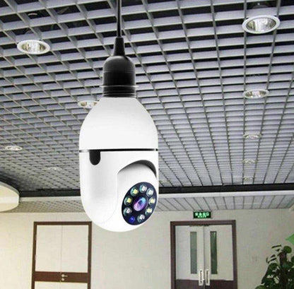 Bela kamera u obliku sijalice za postavljanje u standardno sijalično grlo.