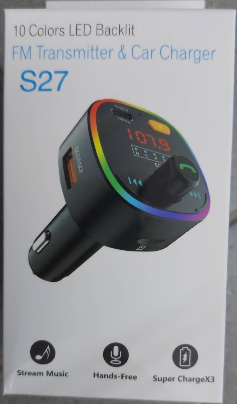 Uređaj S27 za FM prenos i USB izlazne standarde.