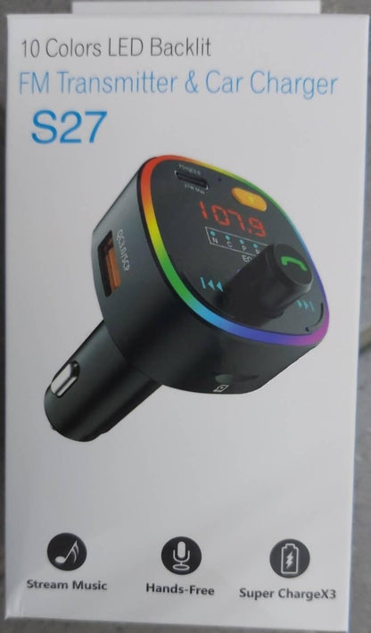 Uređaj S27 za FM prenos i USB izlazne standarde.