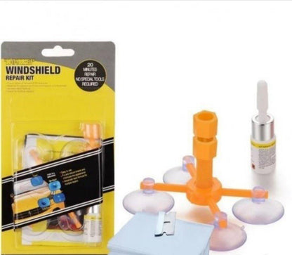 Set za popravku vetrobrana sa postupkom očvršćavanja smole.