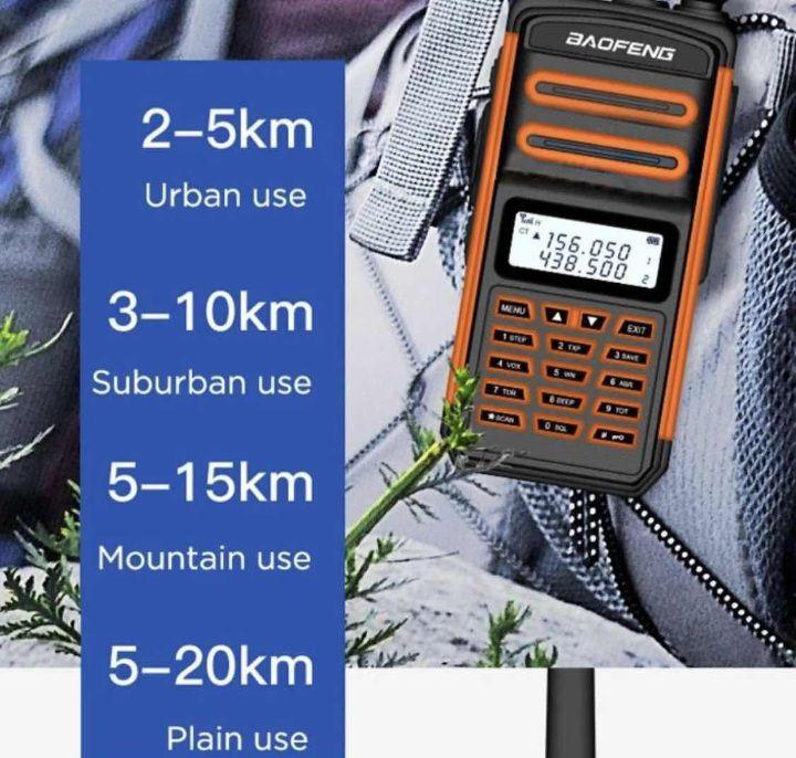 Baofeng radiostanica modela BF-S5 Plus.