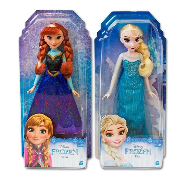 Plava Frozen lutka princeze namenjena je igri presvlačenja.