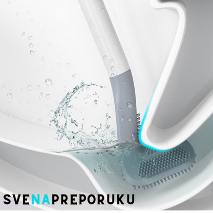 Silikonska četka za WC šolju sa kukicom za kačenje.