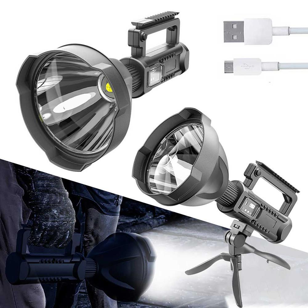 Crna ručna PRODAVANI svetiljka sa LED izvorom svetlosti.