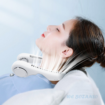 Ventilator u stilu slušalica sa mini ventilatorima za strujanje vazduha.