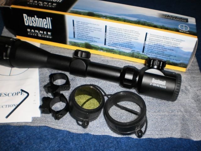 Optika Bushnell 3–9x40 sa osvetljenom končanicom.