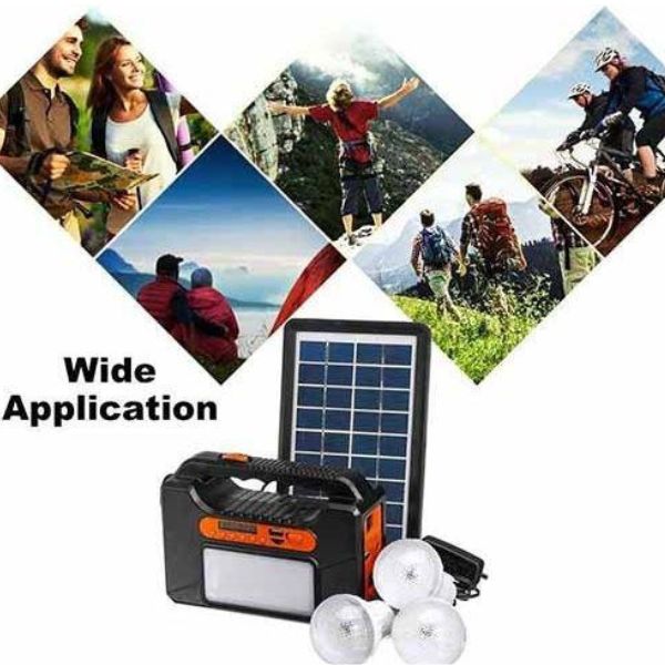 Tri LED lampe sa prekidačima na kablu pripadaju solarnom kompletu.