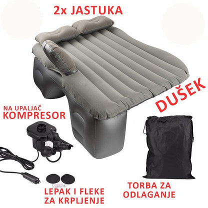 Putni dušek za korišćenje u automobilu.