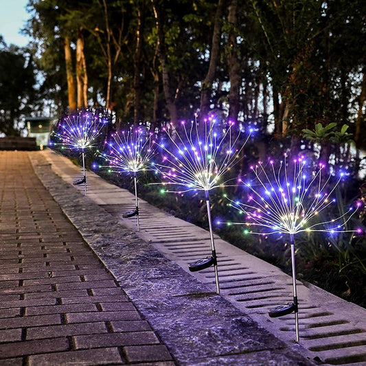 Solarno LED drvce sa savitljivim bakarnim grančicama i RGB svetlom.