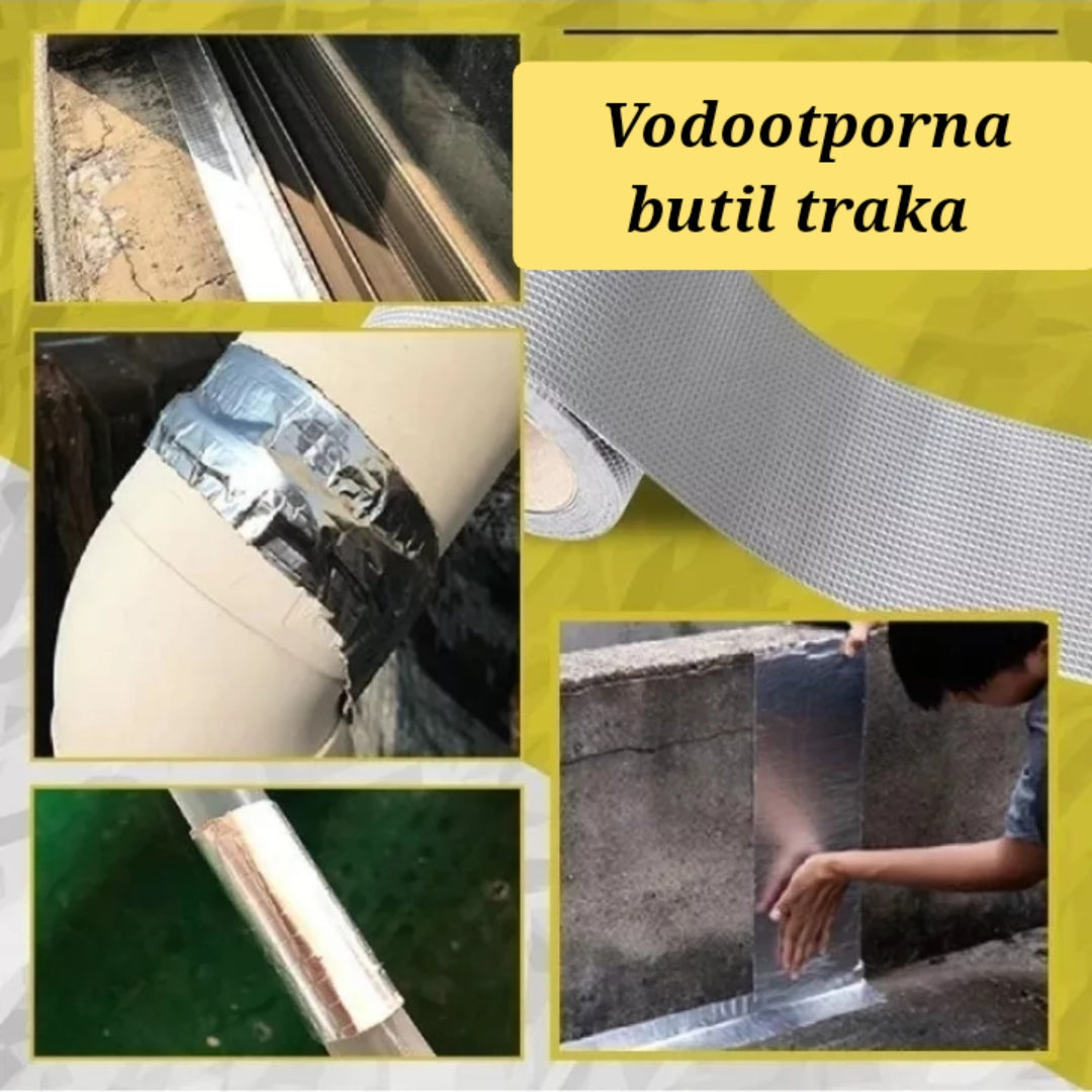 Supersnažna Aluminijum-Butilska Zaptivna Traka - 5m