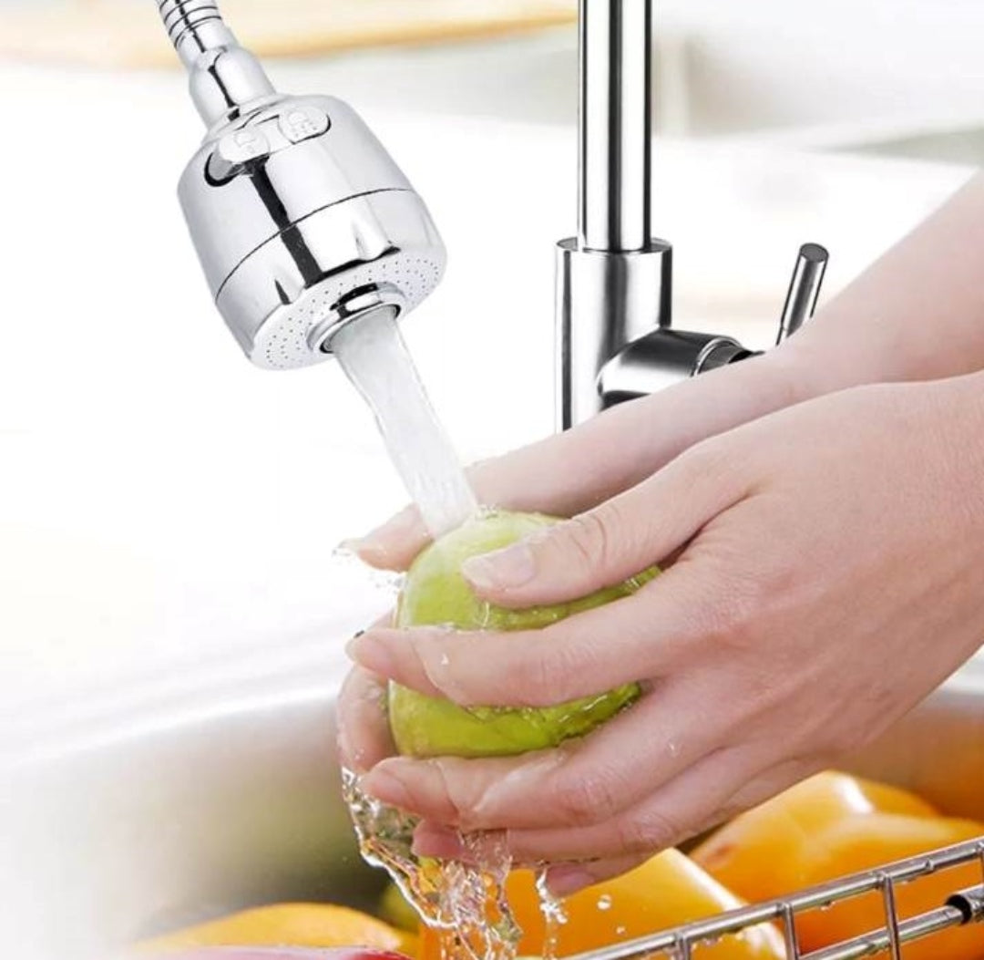 Rotirajući dodatak za slavinu prikazan je kao aerator za česmu.