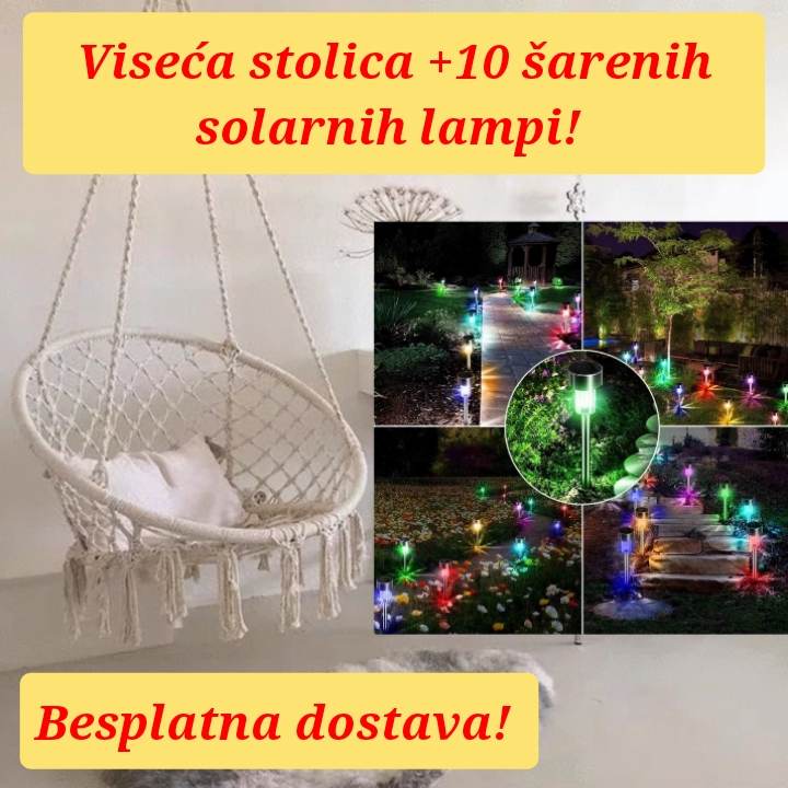 Viseća stolica u jednoj od dostupnih varijanti.