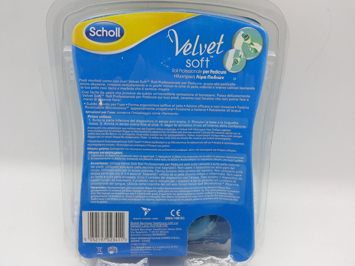 Roler sa dijamantskim kristalima na elektronskoj turpiji Scholl Velvet Smooth.