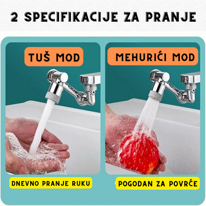 Usmerivač vode za slavinu sa dva režima mlaza.