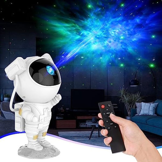 Projektor za noćno svetlo oblikovan kao astronaut.