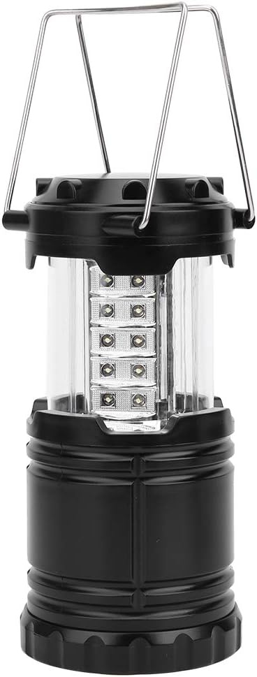 LED lampa prikazana kao fenjer za osvetljenje tokom kampovanja.