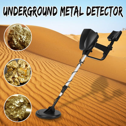 Detektor metala MD-4030 prikazan je kao uređaj za pretragu tla.