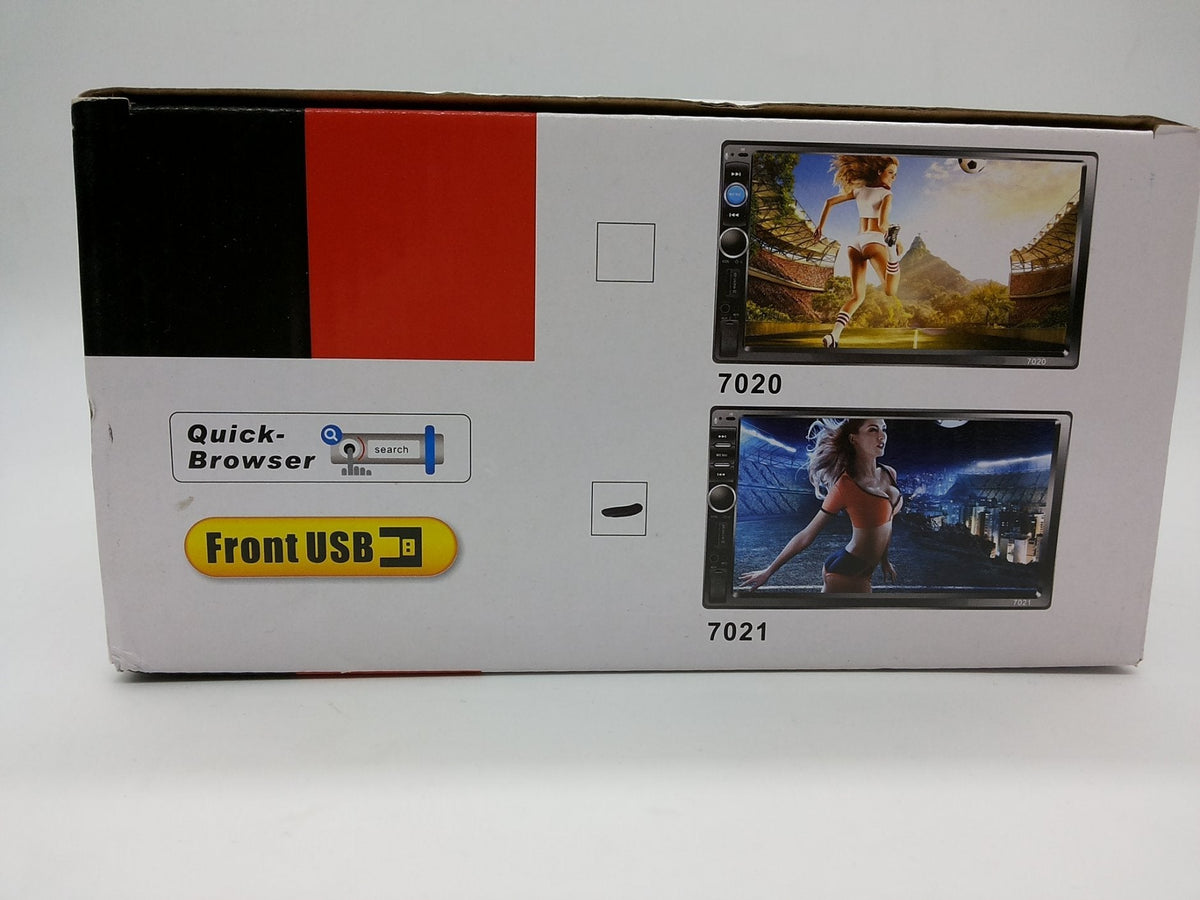 PRODAVANI auto-multimedija navedena za MP5/MP3, SD karticu i USB.