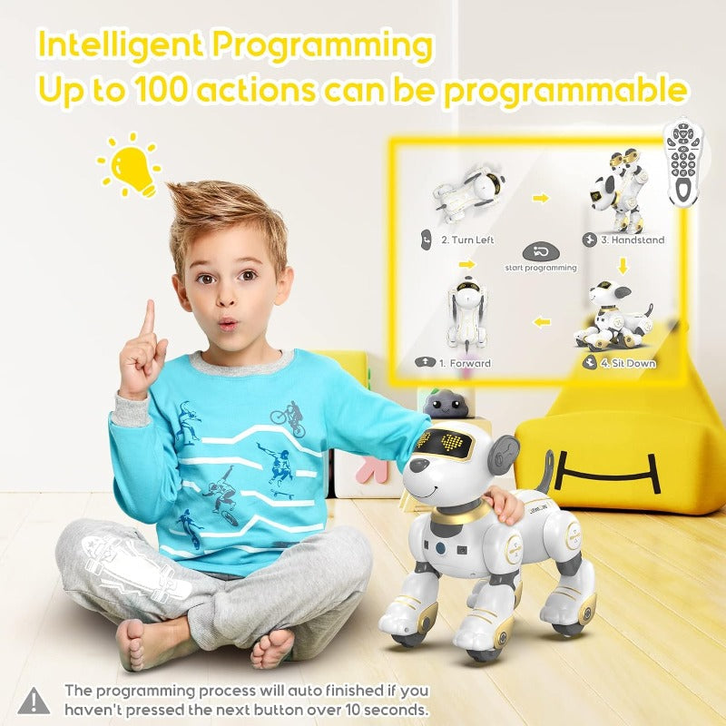 Robot pas igračka može da izvodi plesne pokrete i akrobacije.