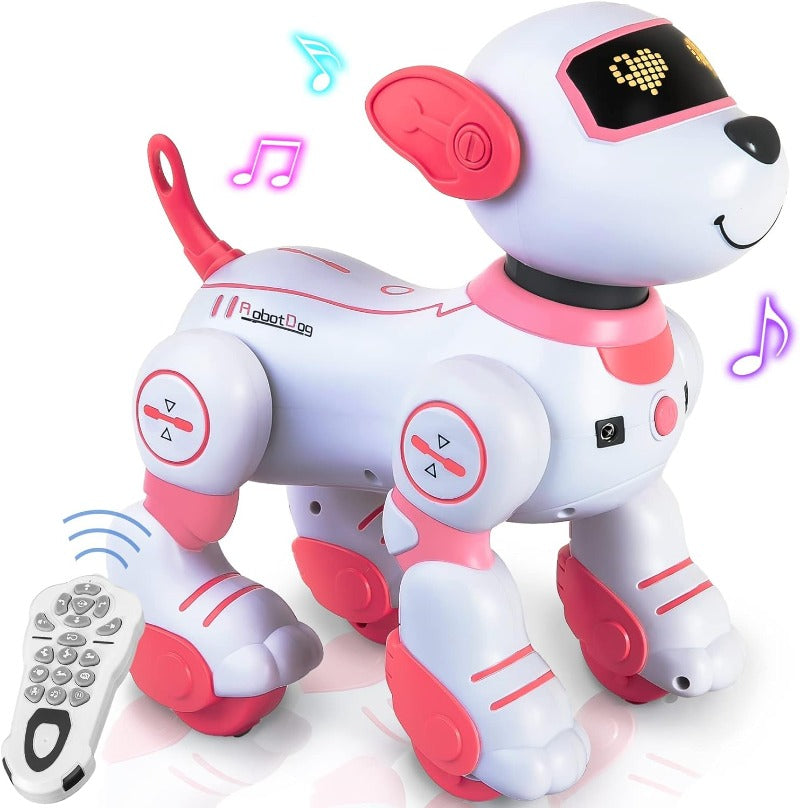 Robot pas igračka prikazan je kao interaktivni ljubimac za igru.