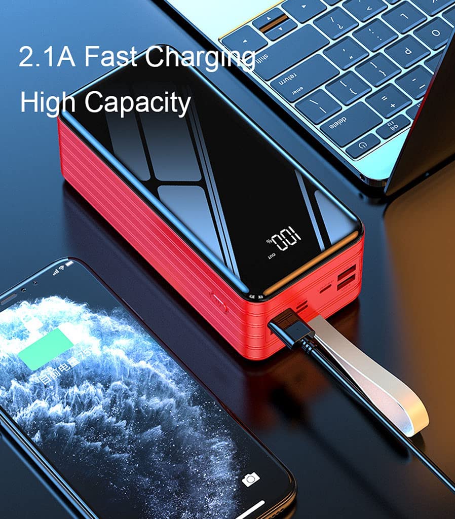 Prenosni power bank kapaciteta 80.000 mAh koji se puni preko adaptera ili USB-a.