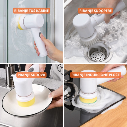 HandyClean bežična četka za čišćenje sa rotirajućom glavom.