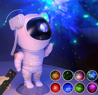 Dekorativni astronautski projektor za dnevnu sobu.
