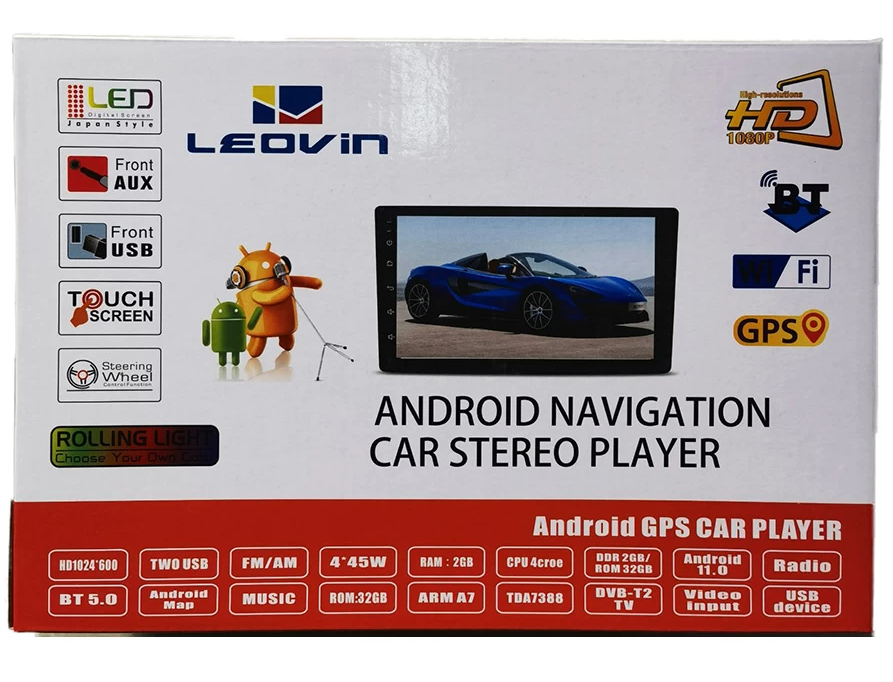 Na slici je PRODAVANI Android multimedijalni plejer za automobil sa GPS-om i video funkcijom.