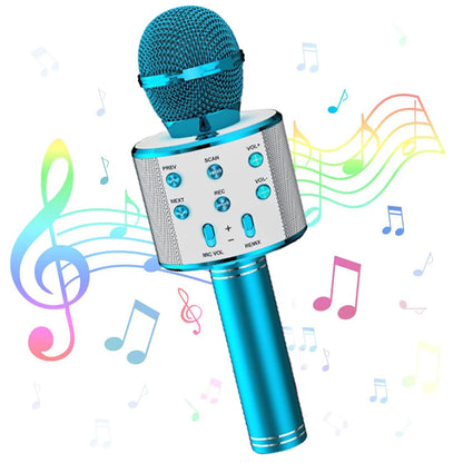 Bežični Bluetooth mikrofon namenjen karaoke pevanju i reprodukciji muzike.