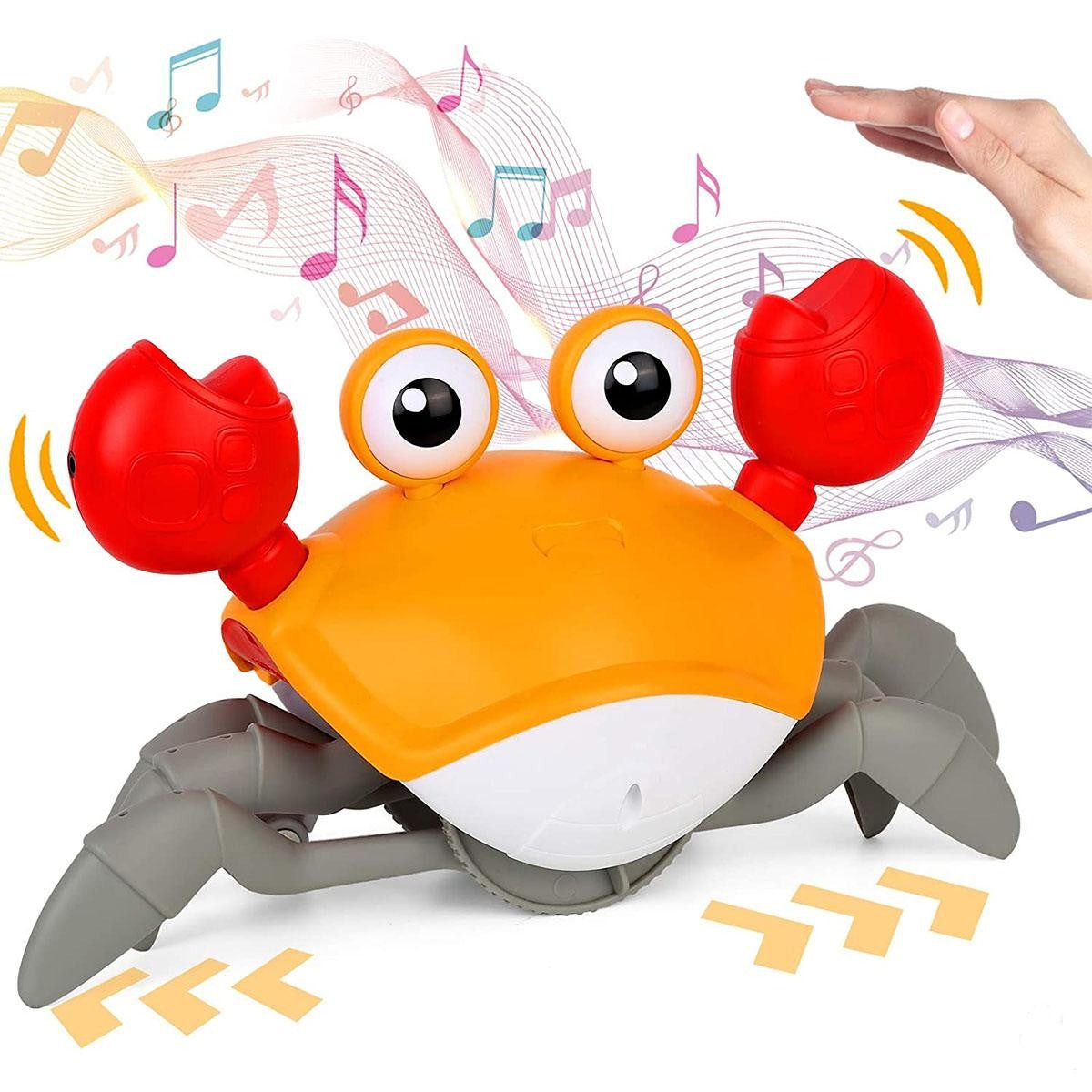 Muzička kraba prikazana kao igračka za razigrane trenutke.