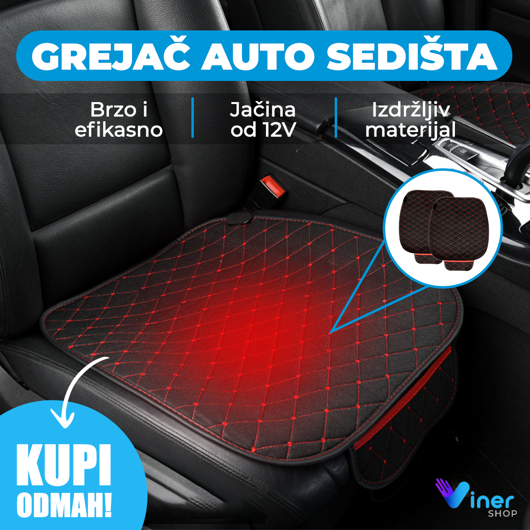 Grejač auto sedišta sa navedenim naponom od 12 V.