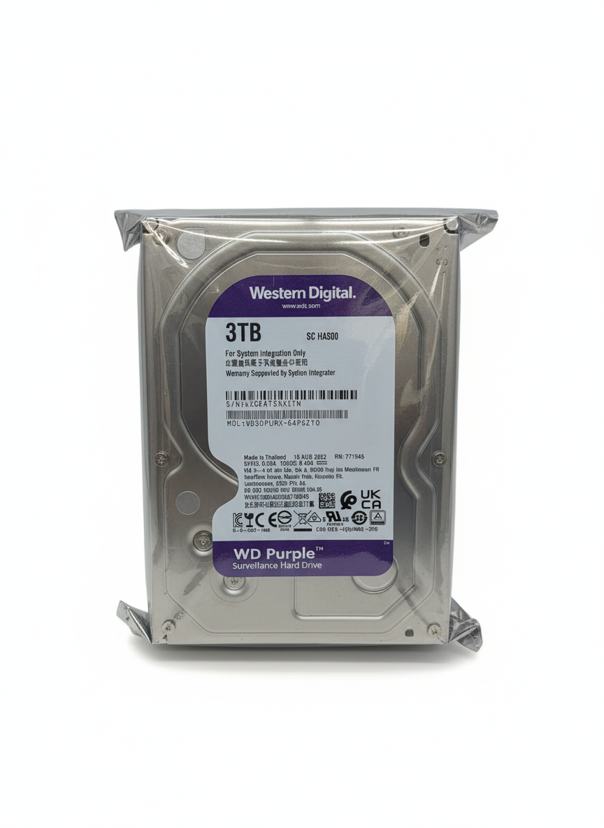 WD Purple 3TB Hard Disk - originalno pakovanje