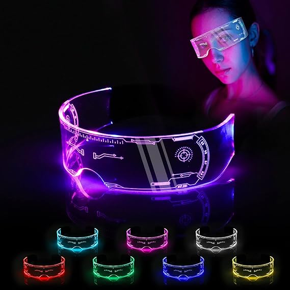 LED naočare su predstavljene kao dodatak za kostim namenjen odraslim ženama.