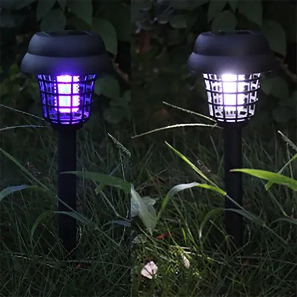 Solarna lampa protiv komaraca sa metalnom mrežom za uništavanje insekata.