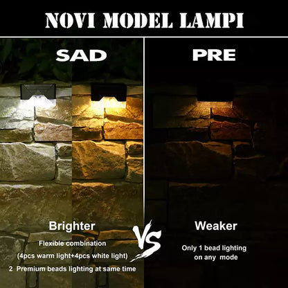Solarna lampa za spoljne prolaze, bez potrebe za ožičenjem.