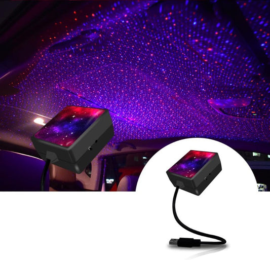 USB laser projektor za automobil namenjen prikazu zvezdanih svetlosnih efekata.