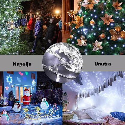 Novogodišnje sijalice sa navedenom IP65 zaštitom od vode.