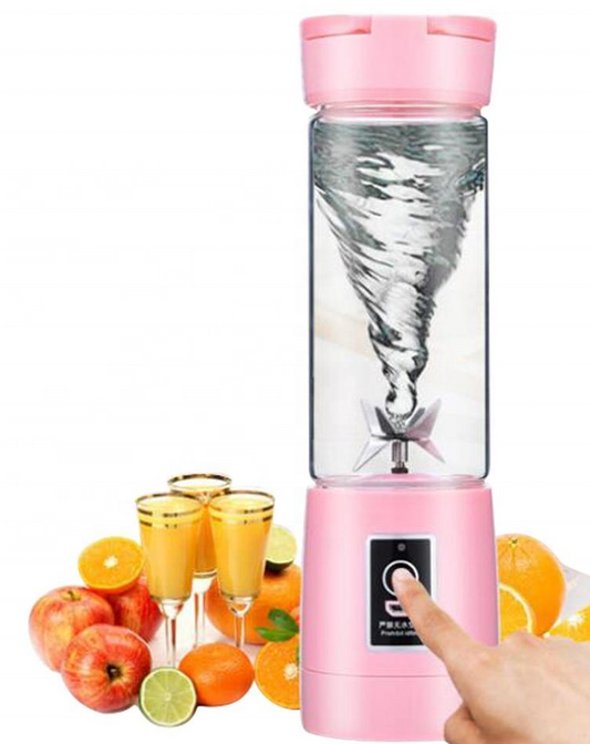 mini blender sokovnik"Prenosivi blender za sveže sokove" "USB blender za voće i povrće" "Nutri Mix za brze i zdrave napitke" "Kompaktan dizajn za putovanja i teretanu" "Lako održavanje i čišćenje blendera" "Ekološki materijali u roze boji za estetski doživljaj"