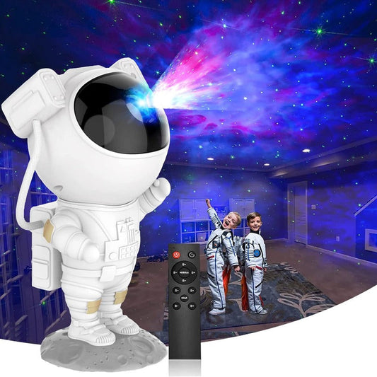 Projektor astronautskog dizajna prikazan je kao uređaj za projekciju galaksije.