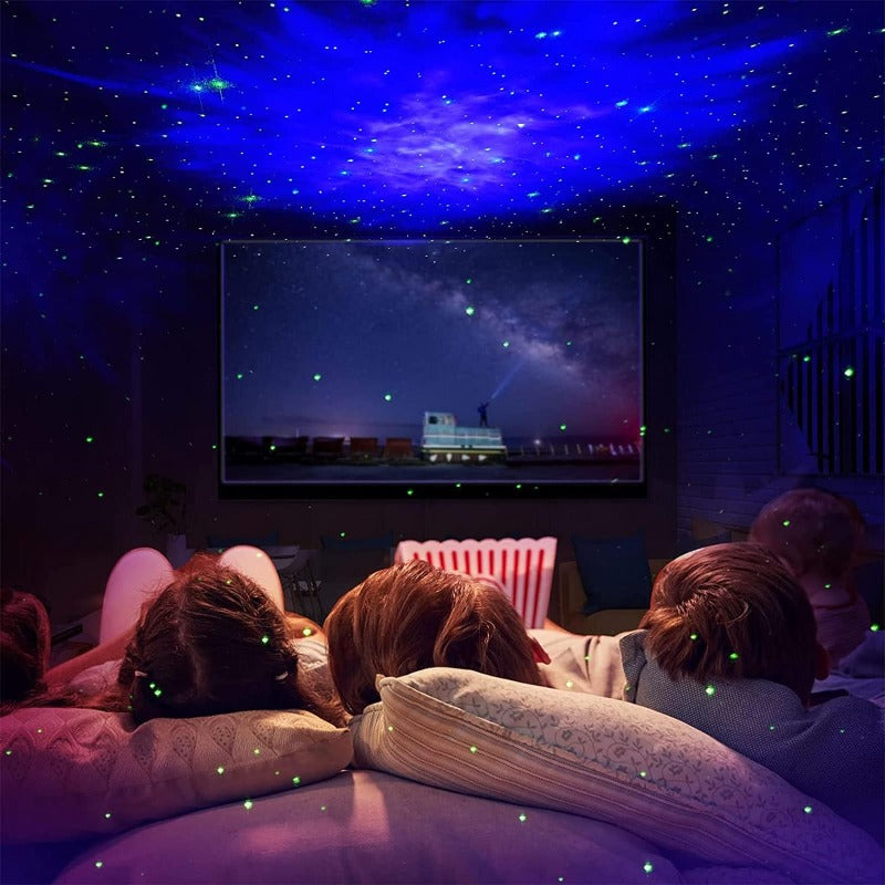Pogled na projektor u obliku astronauta namenjen projekciji zvezdanog neba.
