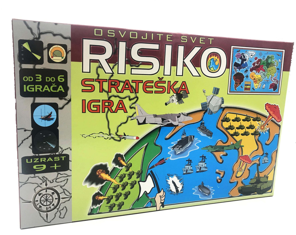 Strateška društvena igra Riziko.