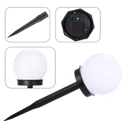 Lampa koristi solarnu energiju i ne zahteva priključak na struju.