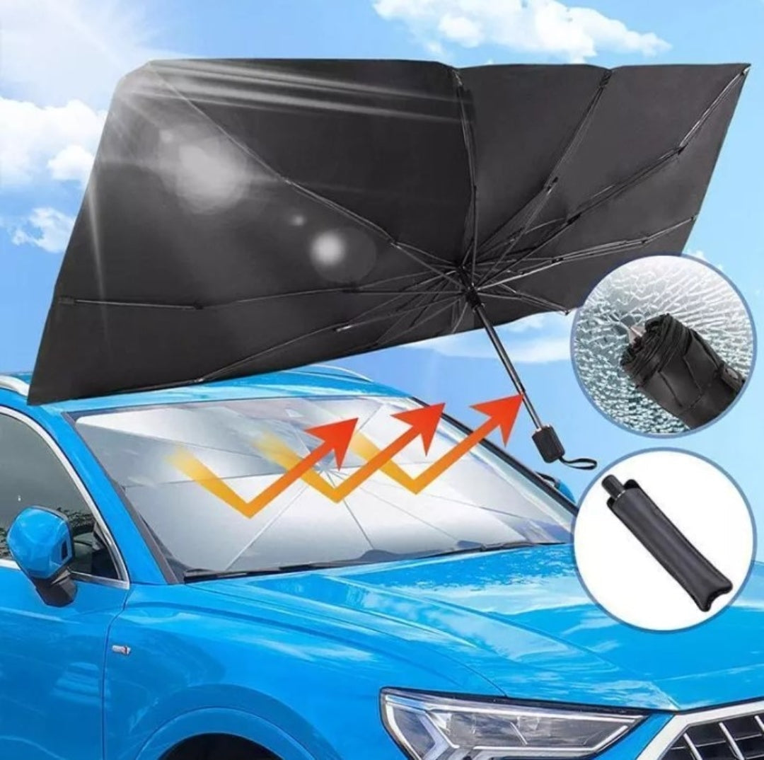 Auto-kišobran namenjen zasenjivanju vetrobrana vozila.