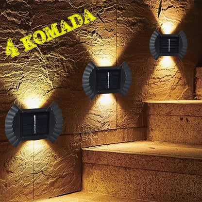 Solarna dekorativna lampa namenjena osvetljavanju dvorišta.