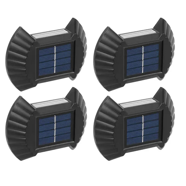 Solarna lampa koja usmerava svetlo nagore i nadole.