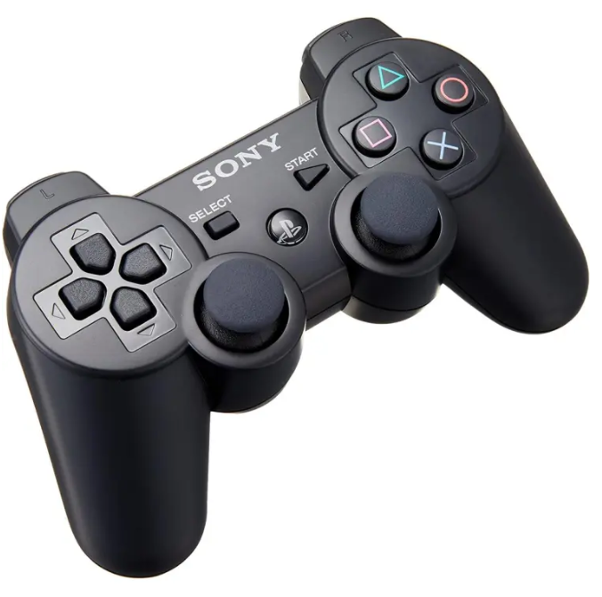 Na slici je prikazan kontroler DualShock za igranje na PlayStation 3.